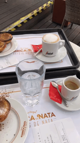 Pastel de nata at Fábrica da Nata
