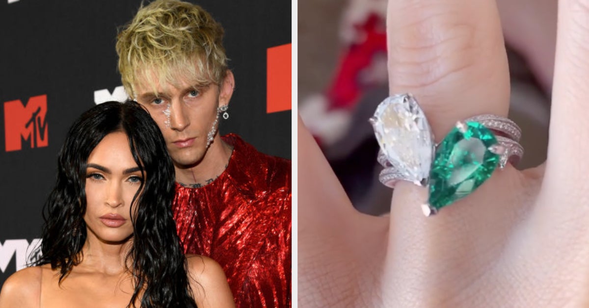 Megan Fox's Engagement Ring Was Designed With Thorns So It Will Be Painful To Remove, And That's So On Brand