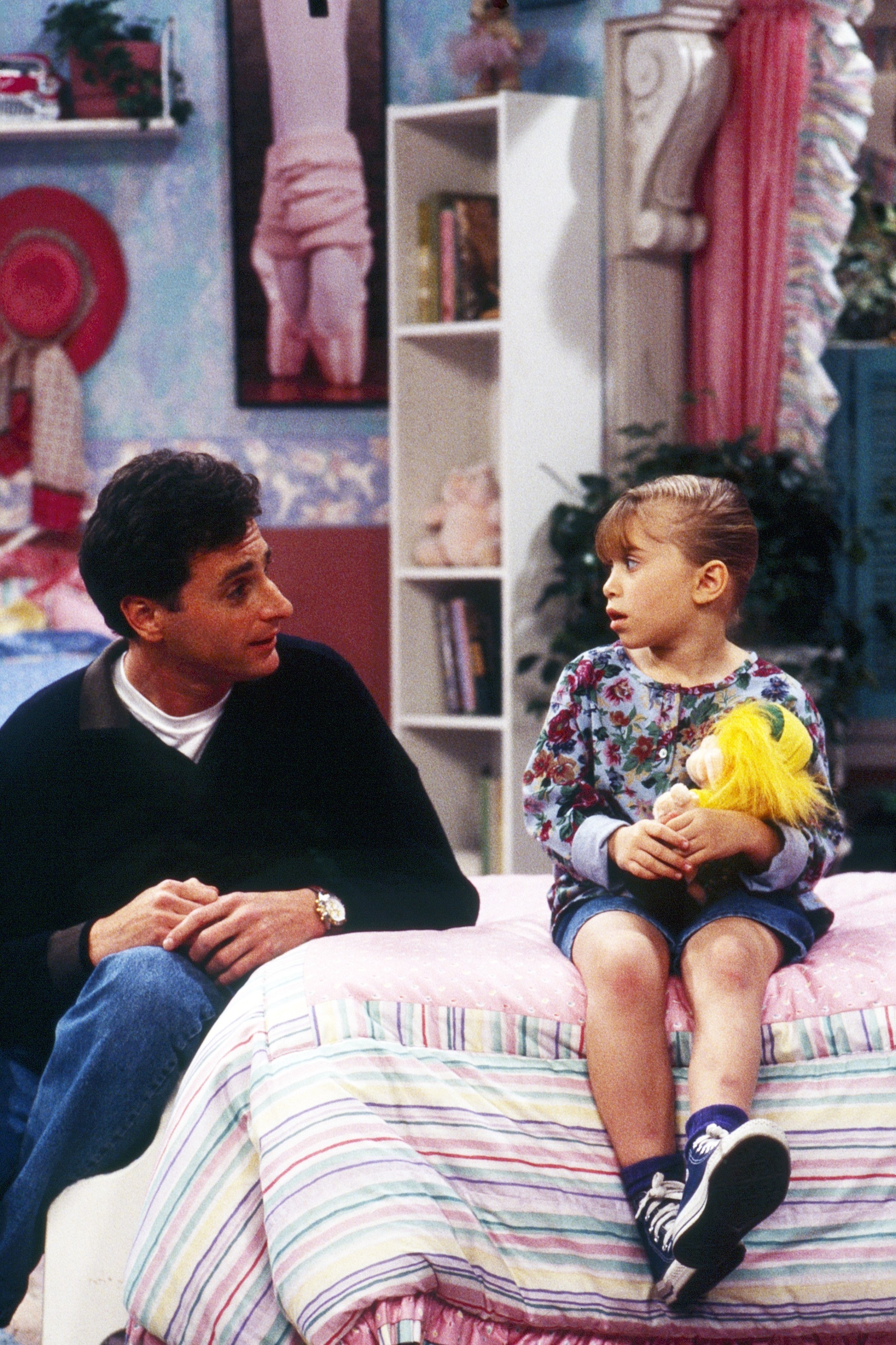 Danny Tanner speaks to his daughter