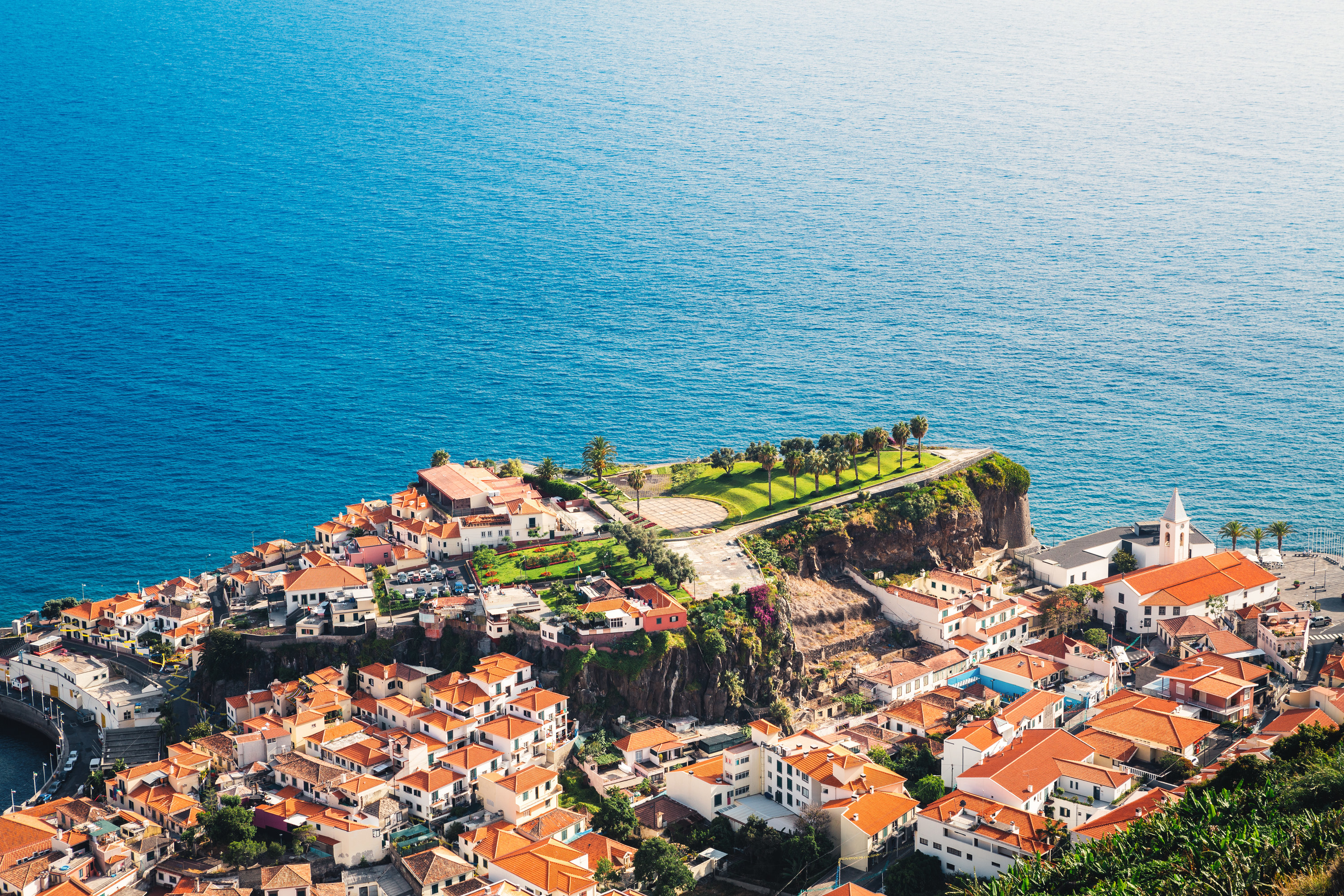 Camara De Lobos village On Madeira island.