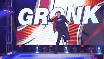 Rob Gronkowski dances on WWE stage