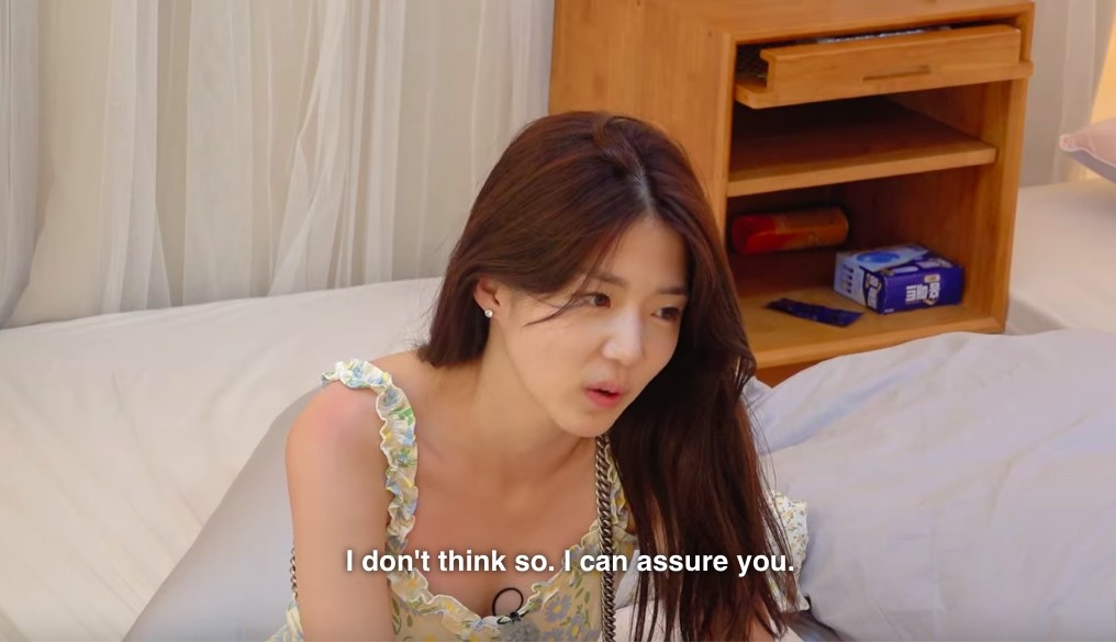Ji-yeon says &quot;I don&#x27;t think so, I can assure you&quot;