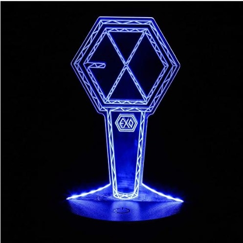 Lámpara con lightstick de EXO