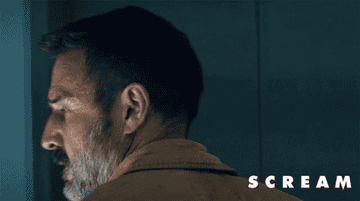 GIF of Dewey in Scream 5