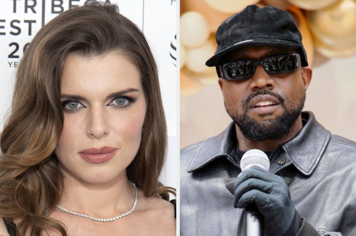 Julia Fox And Kanye West's New PDA Pic Consists Of Wine And Julia On ...