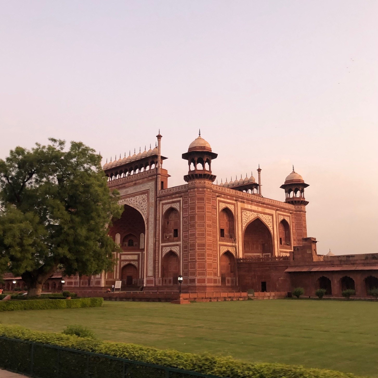 Mosque at the Taj Mahal