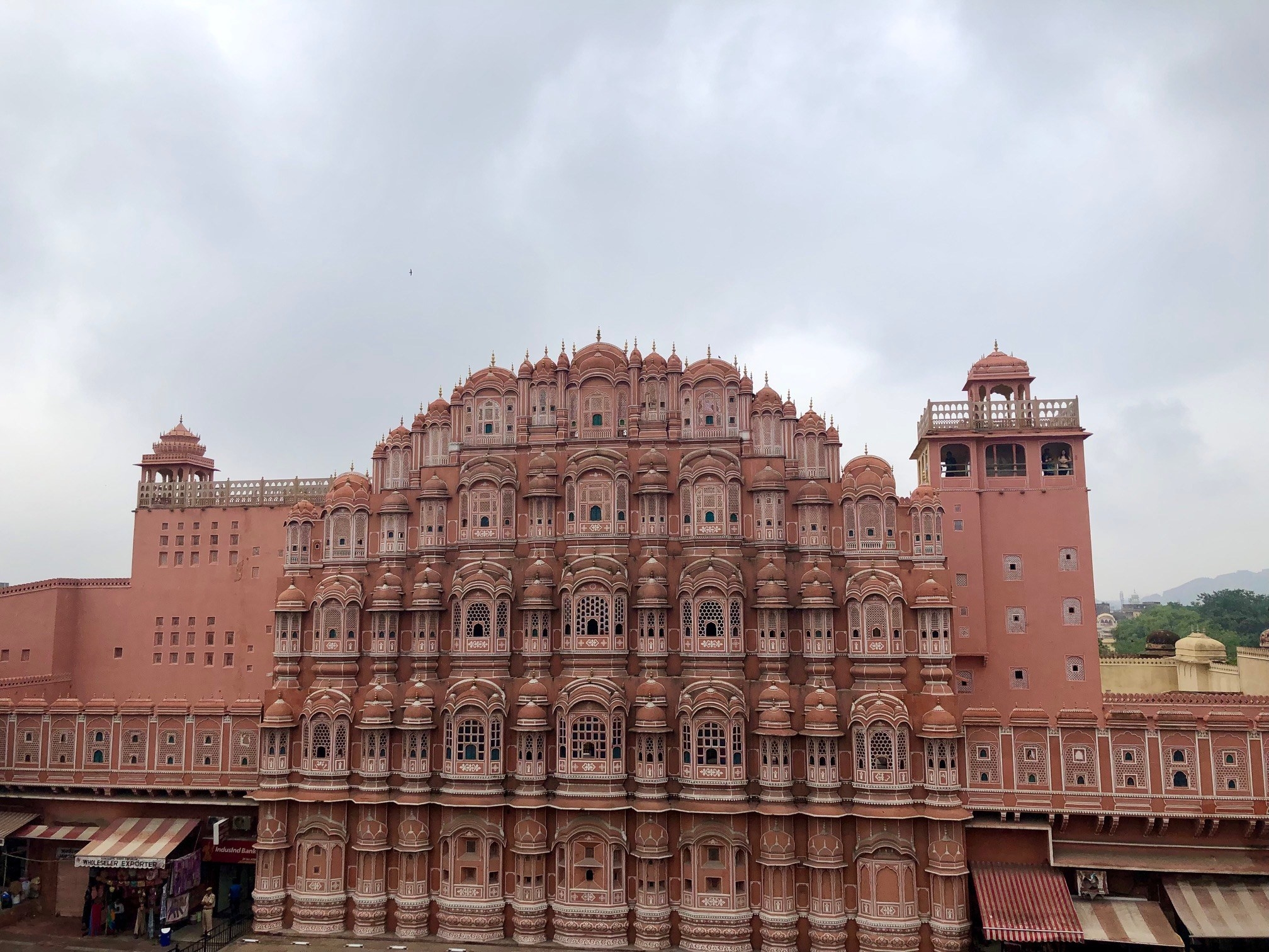 Hawa Mahal from a rooftop cafe