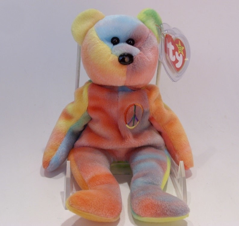Tie-dyed Beanie Baby