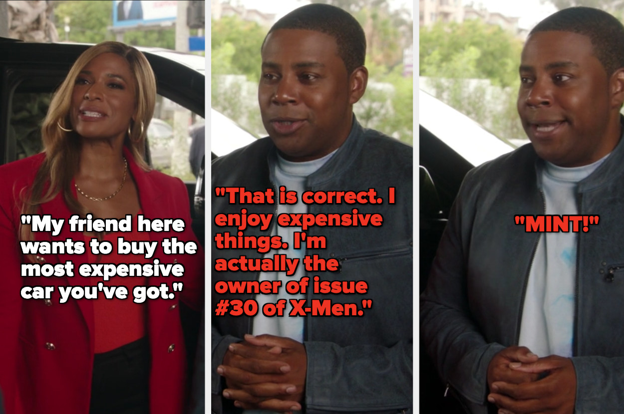 Mika tells her ex-fiancé, a car dealership owner, that Kenan is ready to buy a very expensive new car