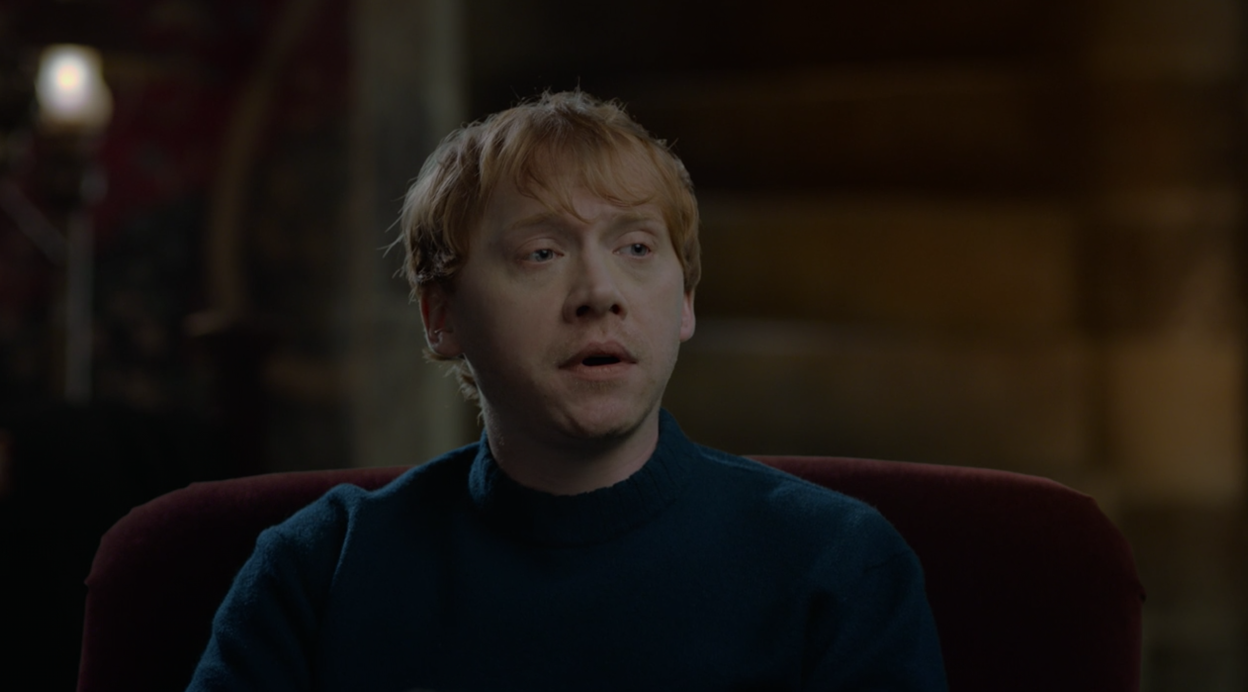 Rupert Grint speaking