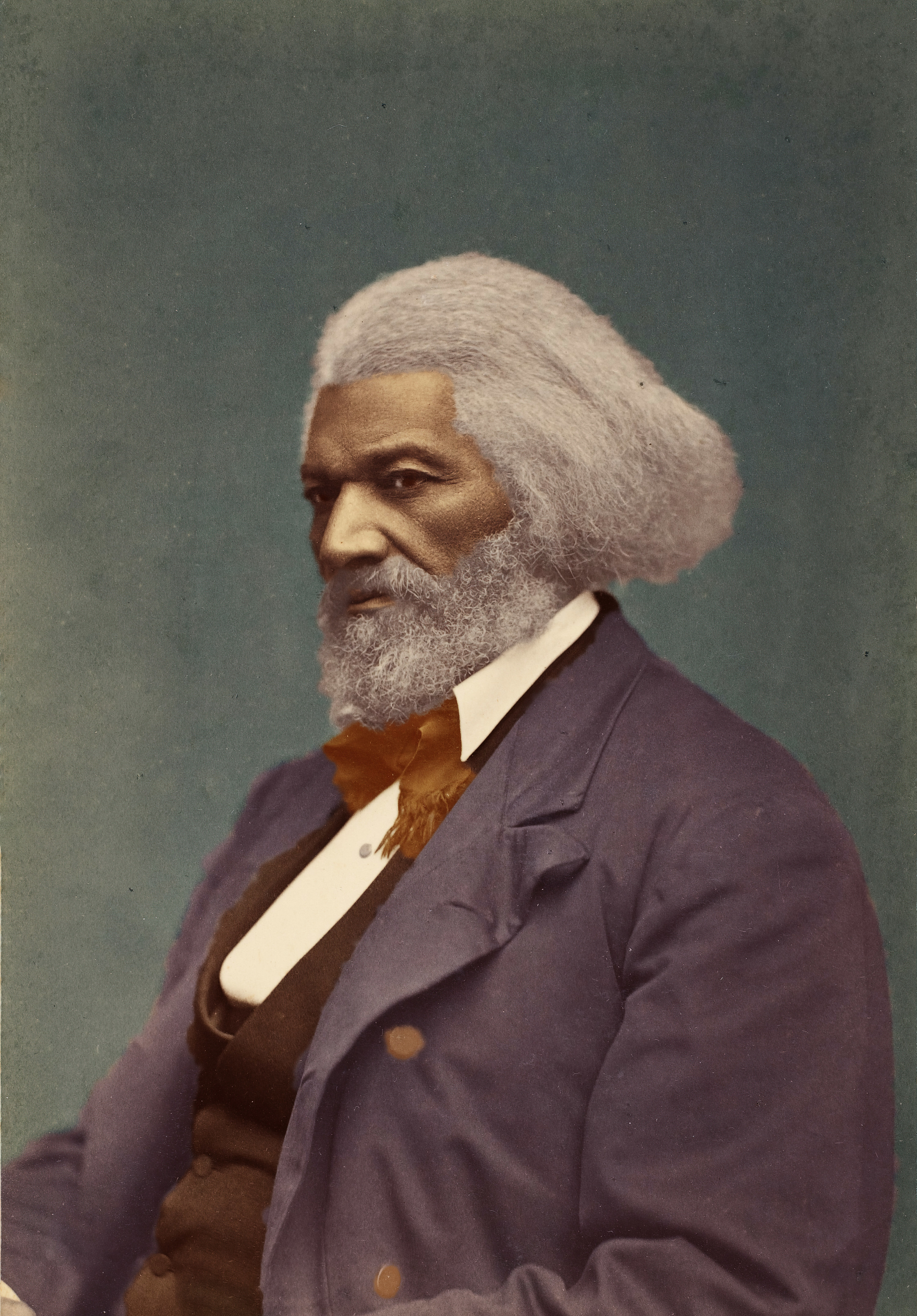 A photo of Frederick Douglass from the year 1880