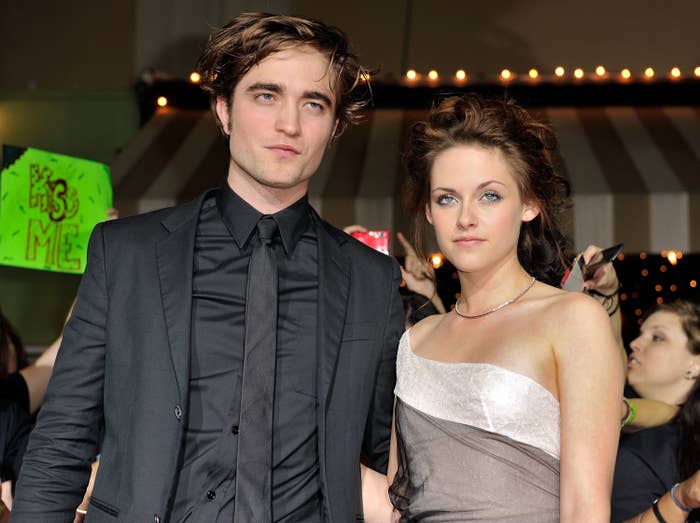 Kristen and Robert pose together at an event