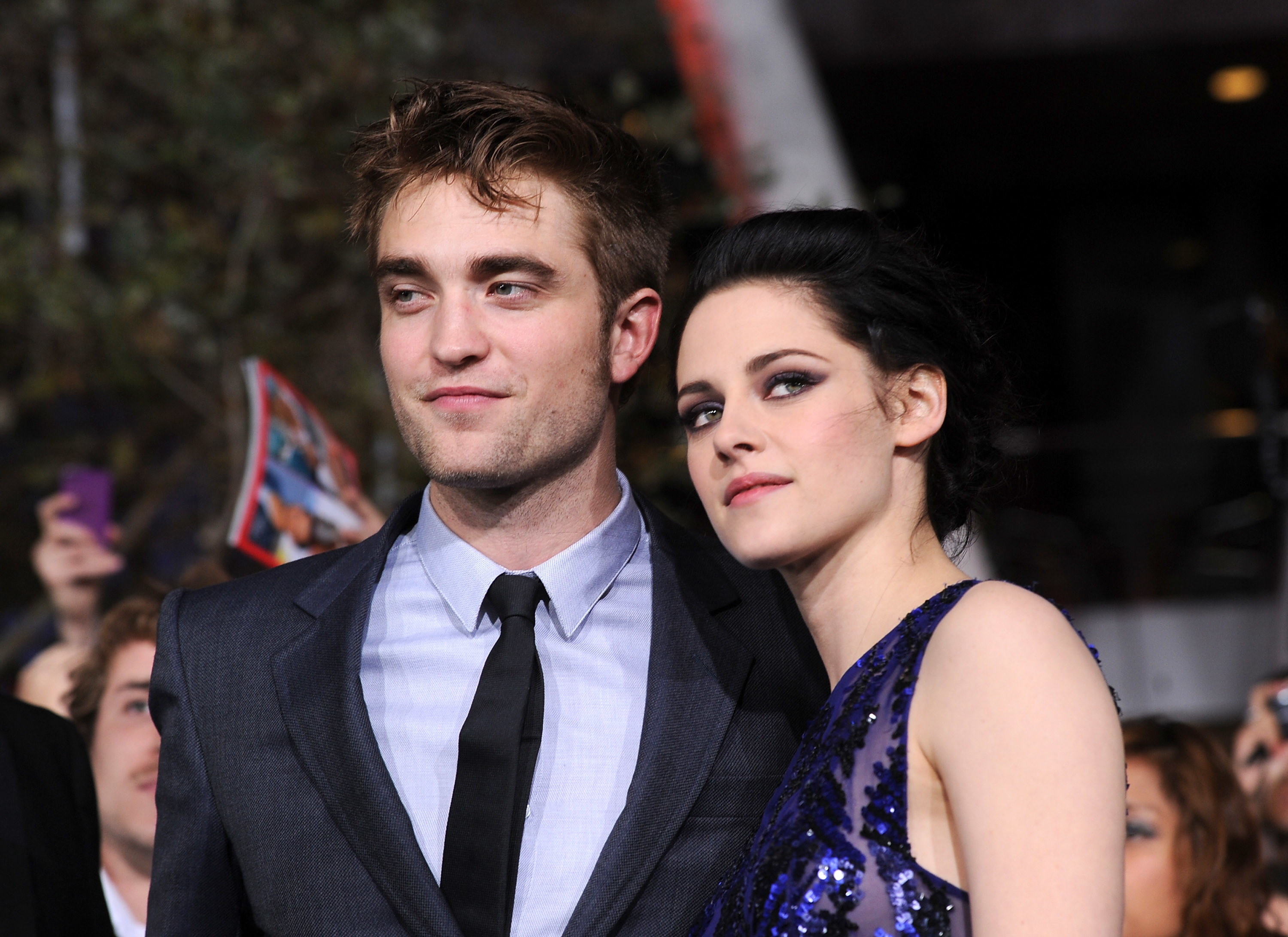 Kristen and Robert pose together at an event