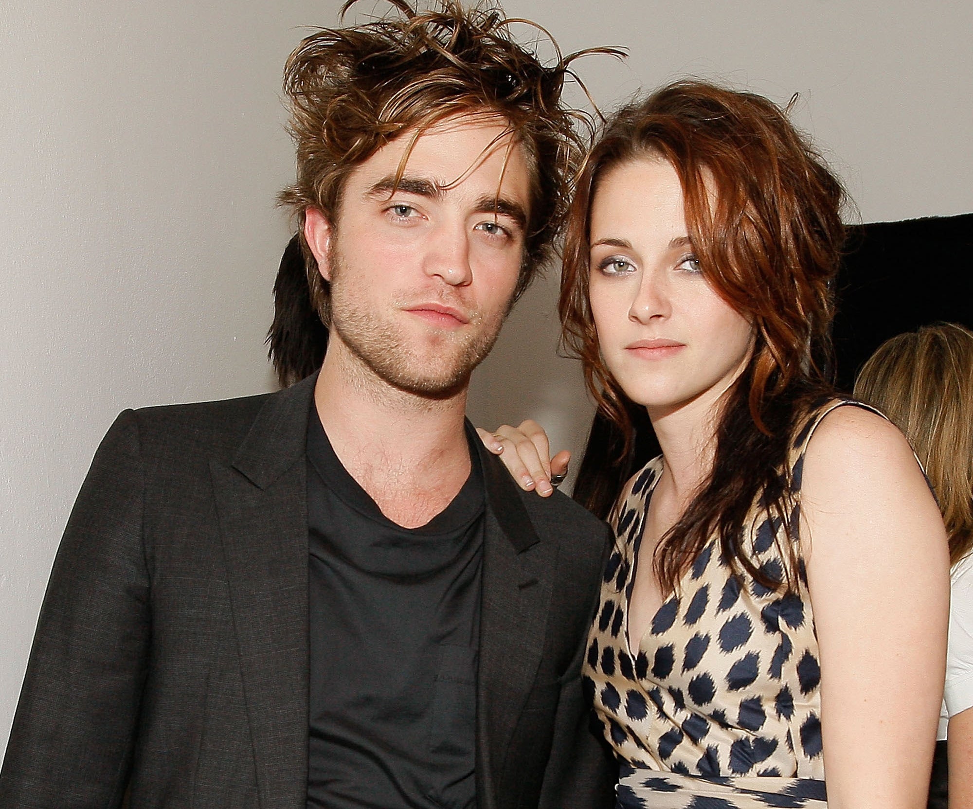 Kristen and Robert pose together at an event