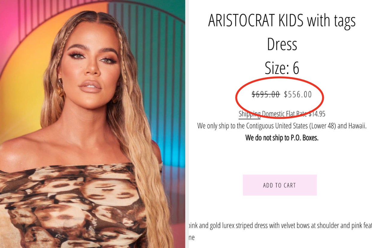 Khloé Kardashian Is Being Called “Embarrassing” For Selling Her Daughter’s Used Clothes At “Ridiculous” Prices After Fans Discovered Items Going For Hundreds Of Dollars