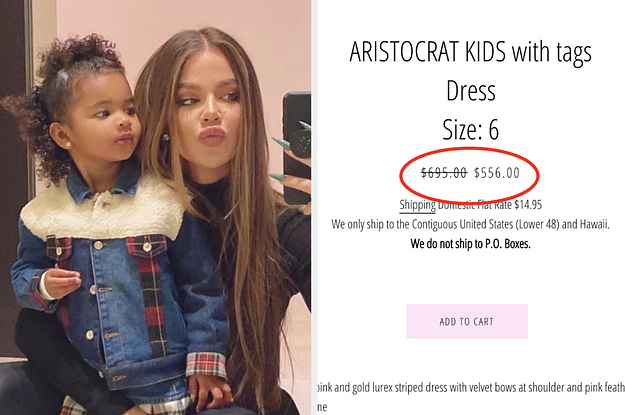 Khloé Kardashian Is Facing Backlash Over Selling Her Daughter's Used Clothes For Hundreds Of Dollars Two Years After…