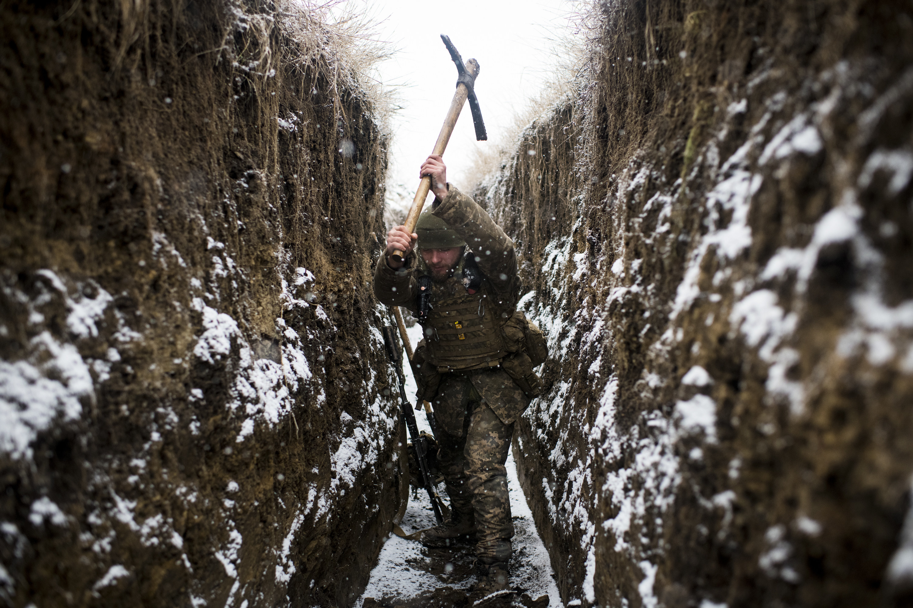 Ukrainian snipers trained by Estonian Defense League this winter, News