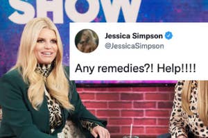 jessica simpson and any remedies help tweet