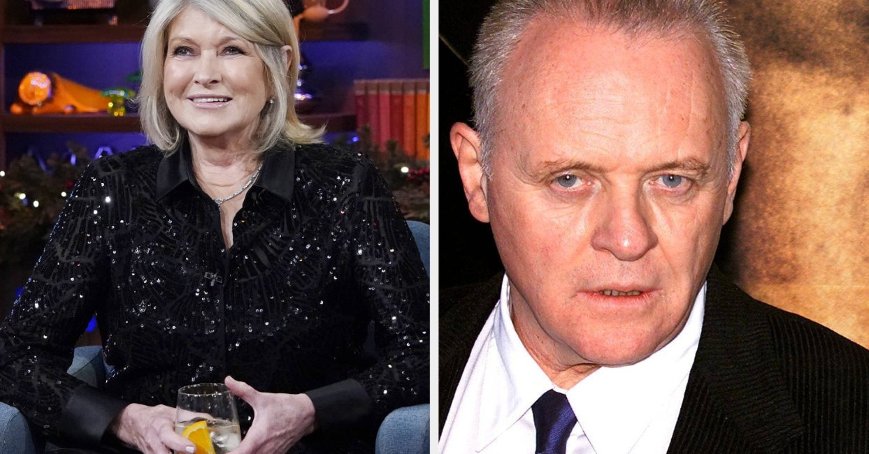 Martha Stewart Says She Had To Break Up With Anthony Hopkins Because She Couldn't Separate Him From Hannibal Lecter