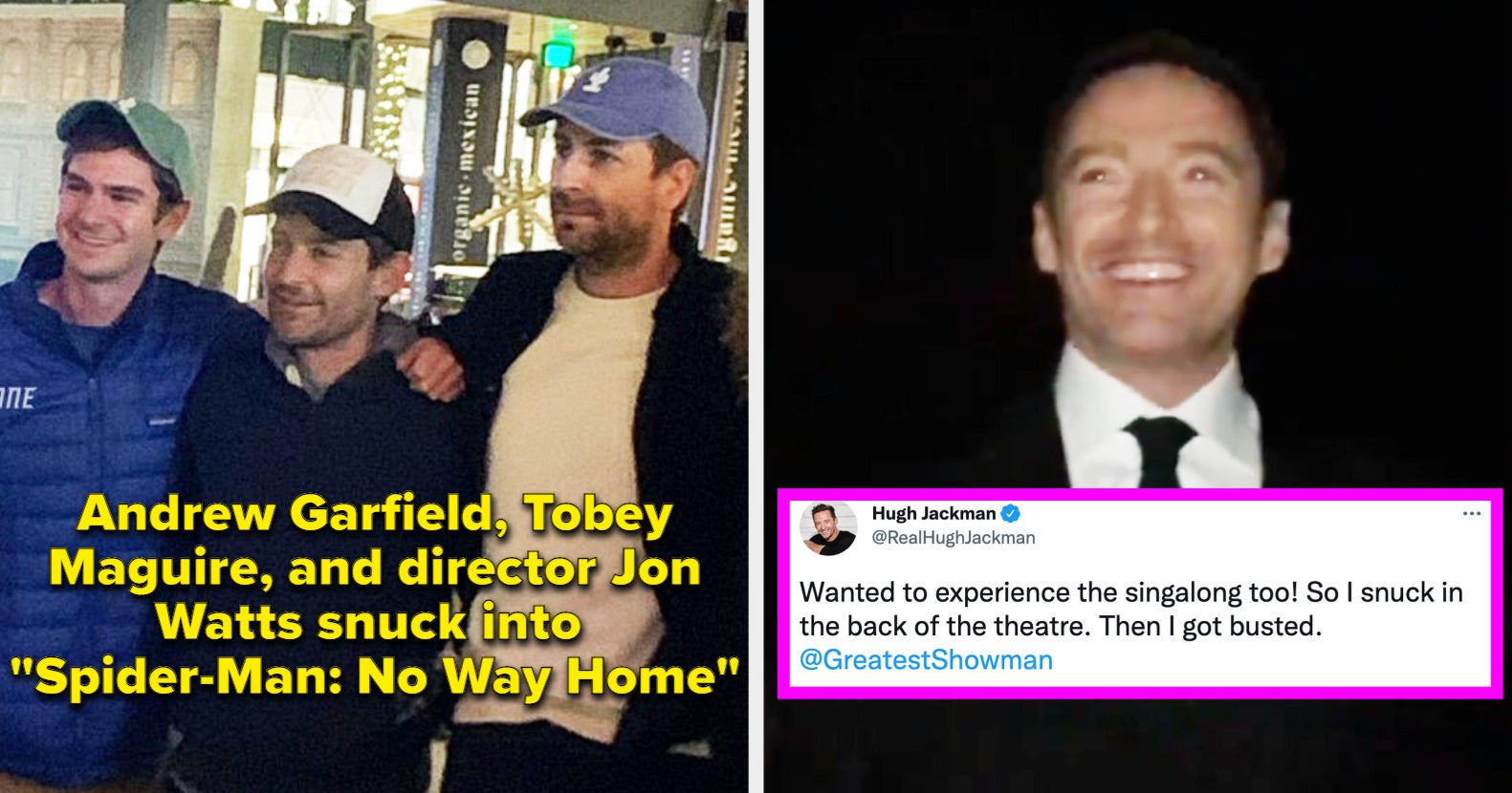 15 Celebs Who Were Super Sneaky And Actually Slipped Into A Theater To Watch Their Movies And People's Reactions