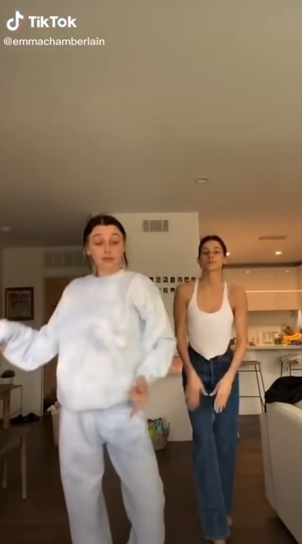 Emma and friend dancing