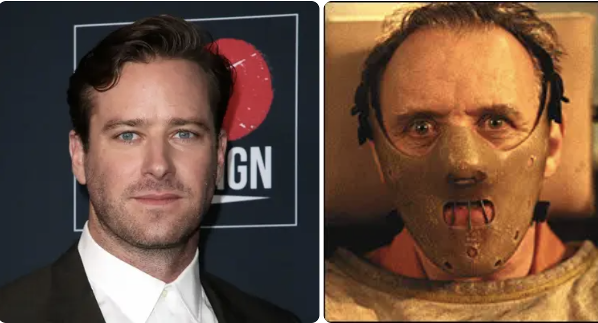 Armie Hammer and Hannibal Lector