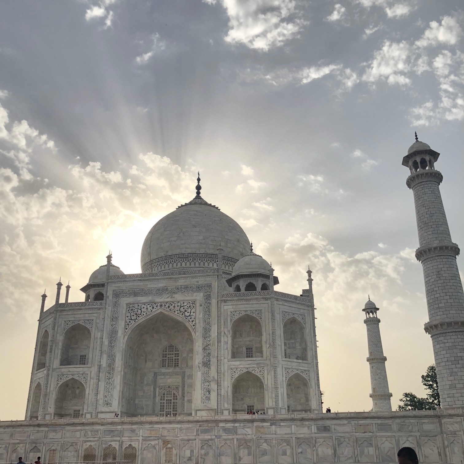 Taj Mahal at sunrise