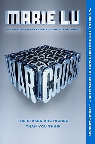 Bold, gray writing that says &quot;War Cross&quot; on the book cover.