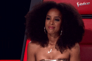 Kelly Rowland on The Voice saying