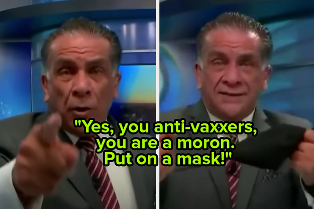 This Mexican News Anchor Went Viral After He Went Off On Anti-Vaxxers And Anti-Maskers