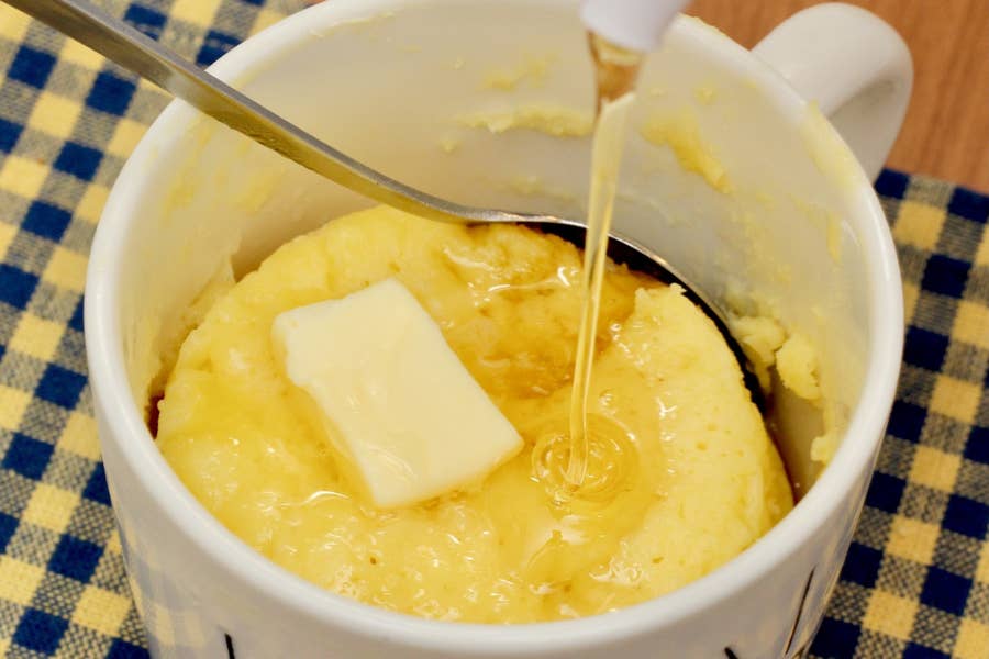 ンンンまいです 餅を買ってでも試してほしい もっちもちパンケーキ レンジでも作れます