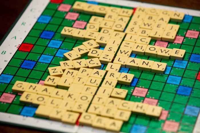 An up-close picture of the game, Scrabble
