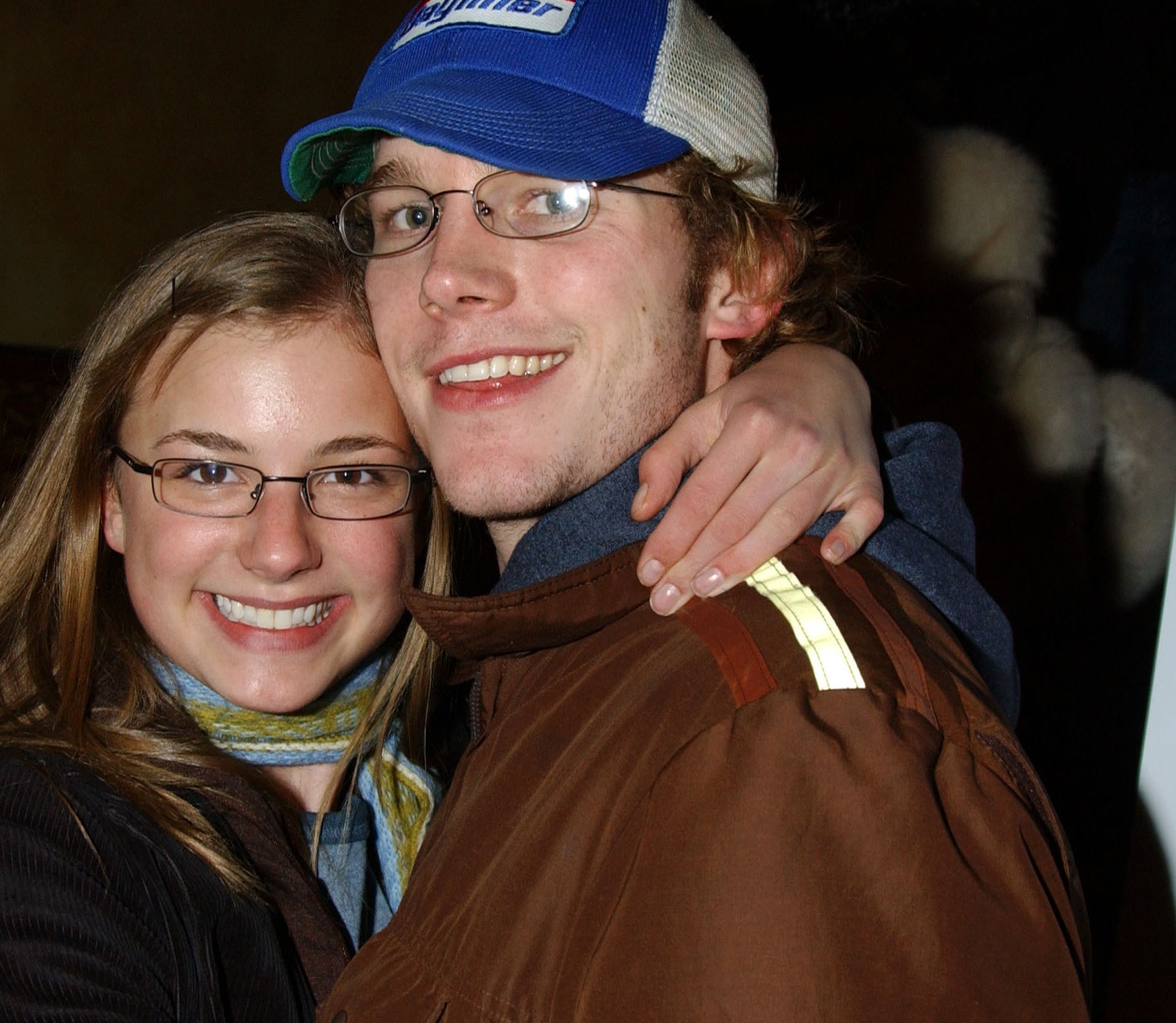 Emily VanCamp and Chris Pratt in the early 2000s