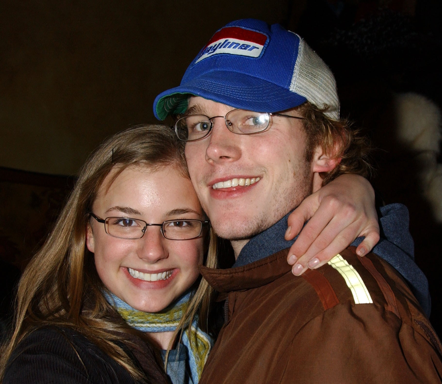 Emily VanCamp and Chris Pratt in the early 2000s
