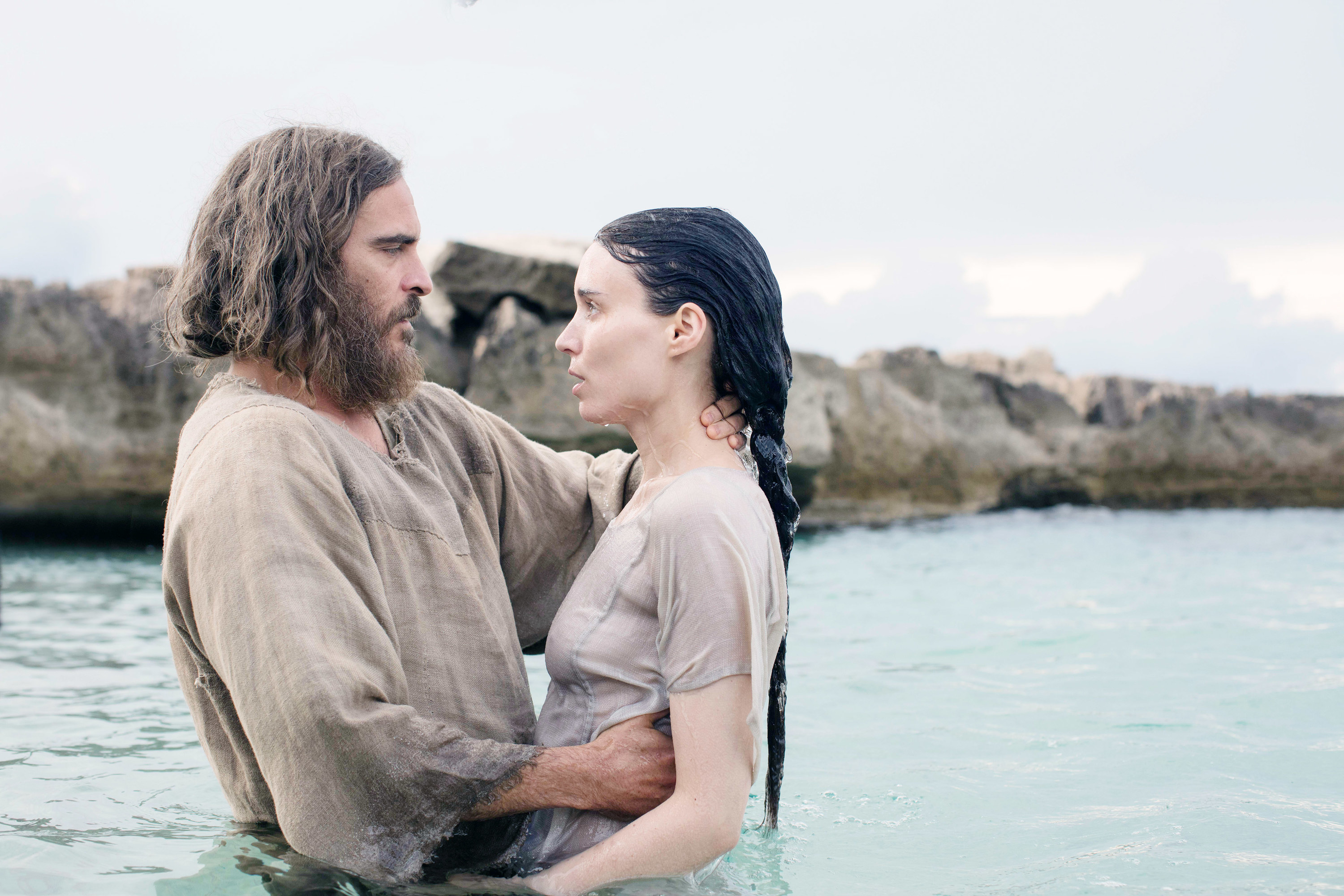 Jesus baptizing Mary Magdalene