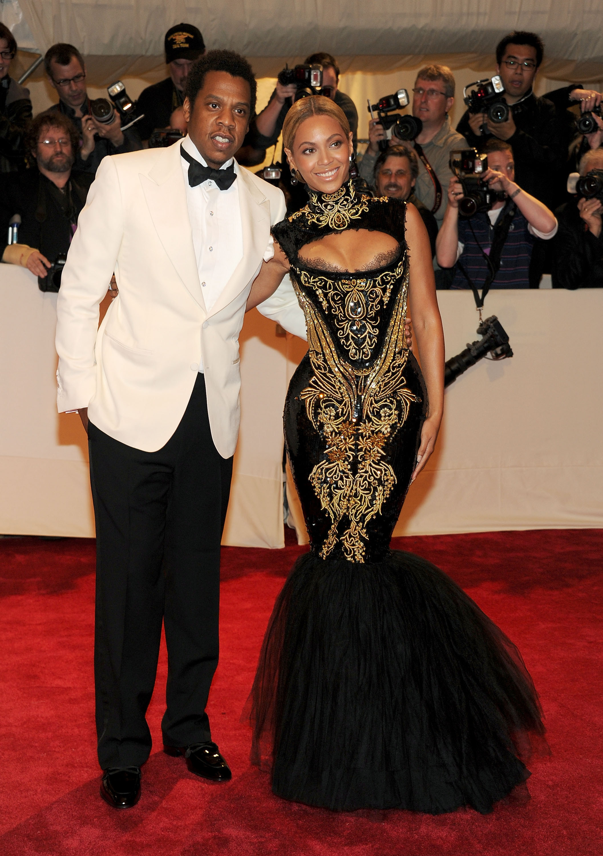 Beyonce and Jay-Z at the Alexander Mcqueen: Savage Beauty Gala at the MOMA in NYC