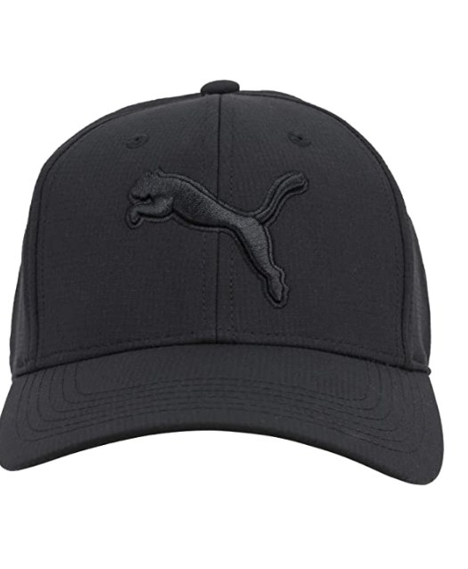 Gorra de marca Puma en color negro