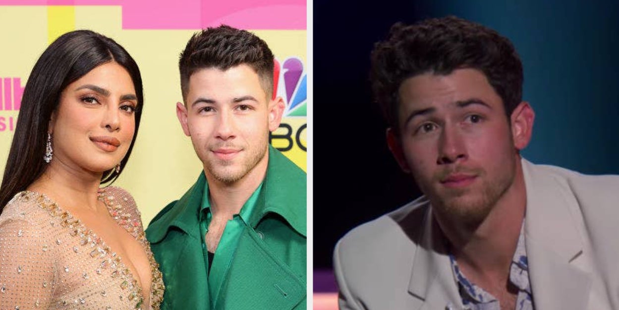 Nick Jonas Looking Mighty Freaked Out After Priyanka Chopra
Announced They Were “Expecting” During His Family Roast Suddenly
Makes A Lot More Sense