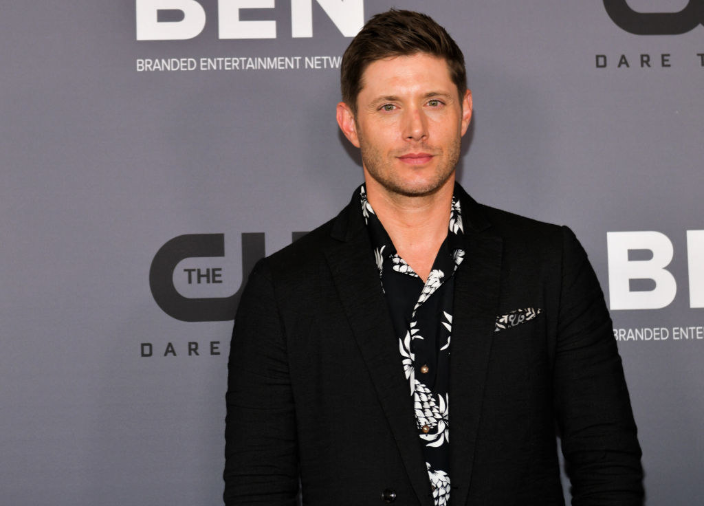 Jensen at a red carpet event