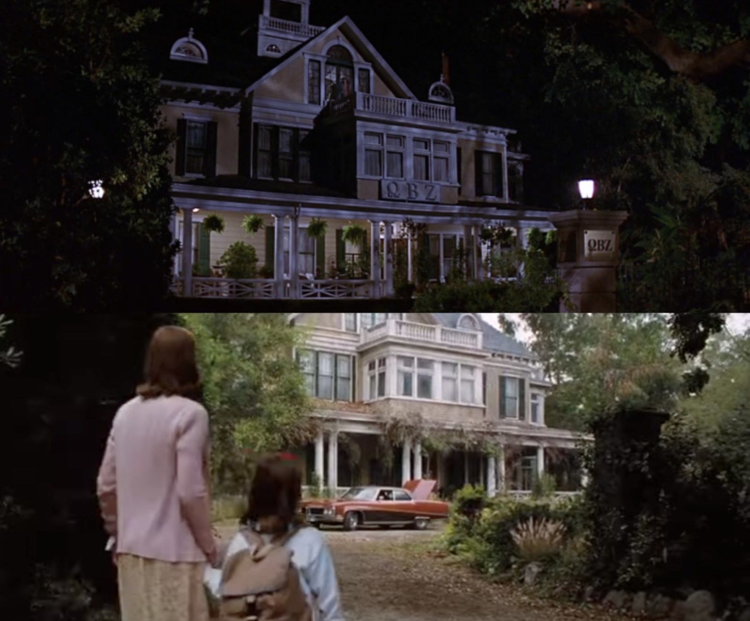 Omega Beta Zeta house in Scream and the same house in Matilda