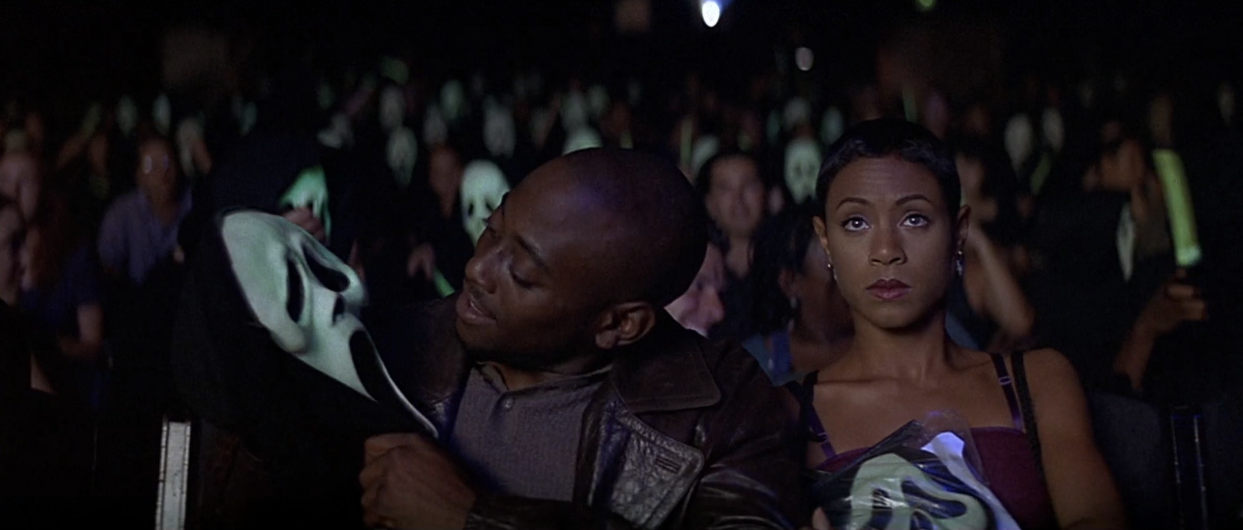Phil and Maureen at the movies in Scream 2