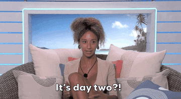 Love Island USA: Caro is seen talking in the beach hut saying it&#x27;s day two?