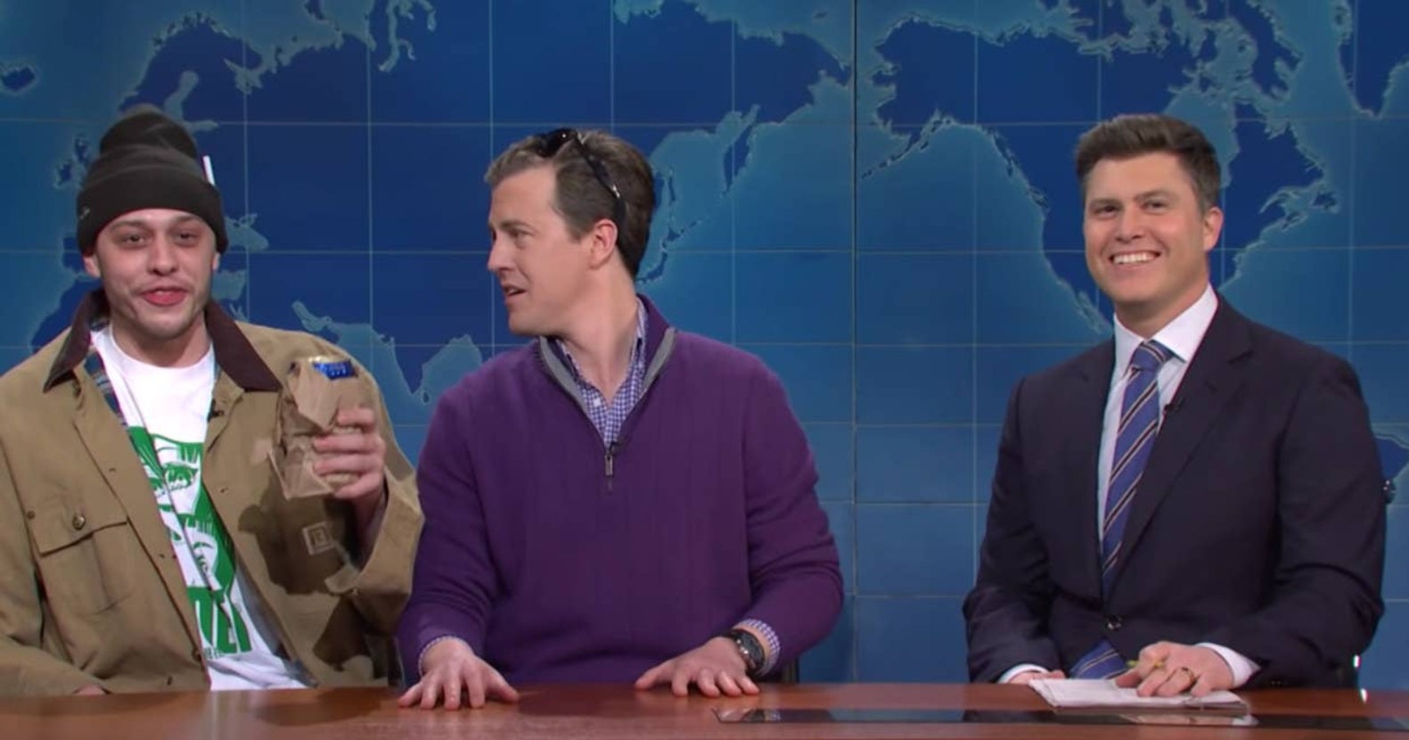 Pete Davidson Broke Character And Truly Could Not Recover During His "Weekend Update" Segment On "SNL"