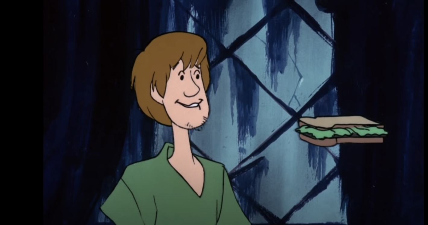 Shaggy with no Adam&#x27;s apple