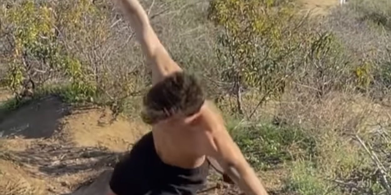 Shawn Mendes Posted A Hilarious Video Of Him Falling Down A
Hill While Trying To Take A Shirtless Pic
