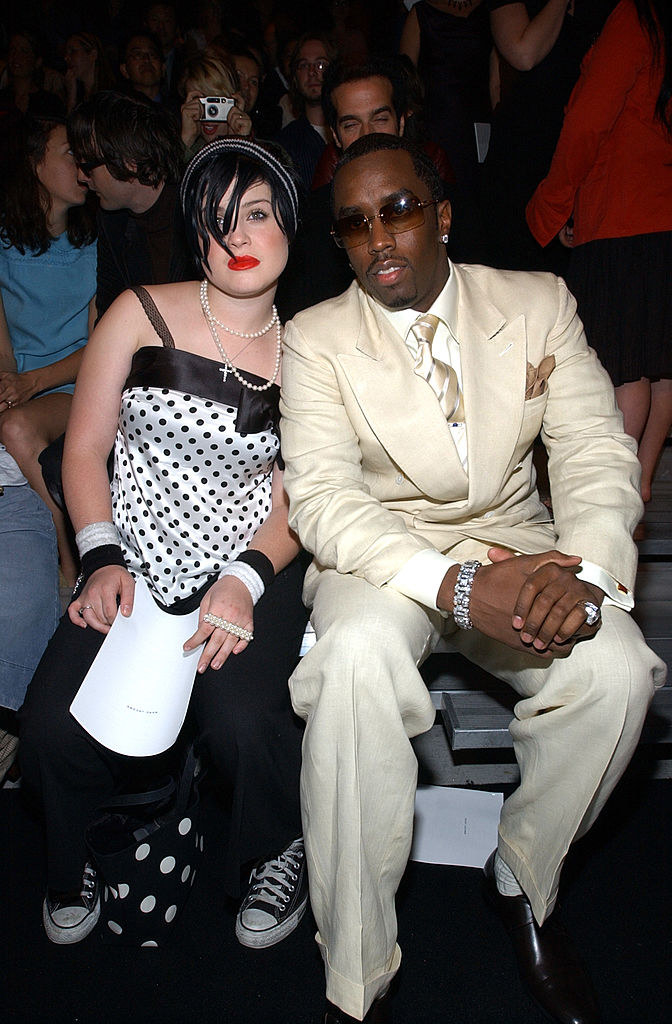 kelly and diddy at a fashion show