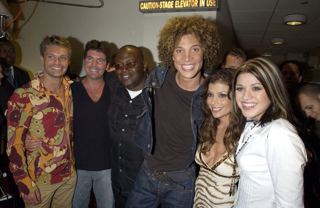 kelly justin and the judges of american idol