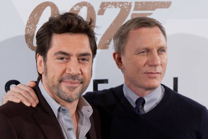 Javier Bardem and Daniel Craig