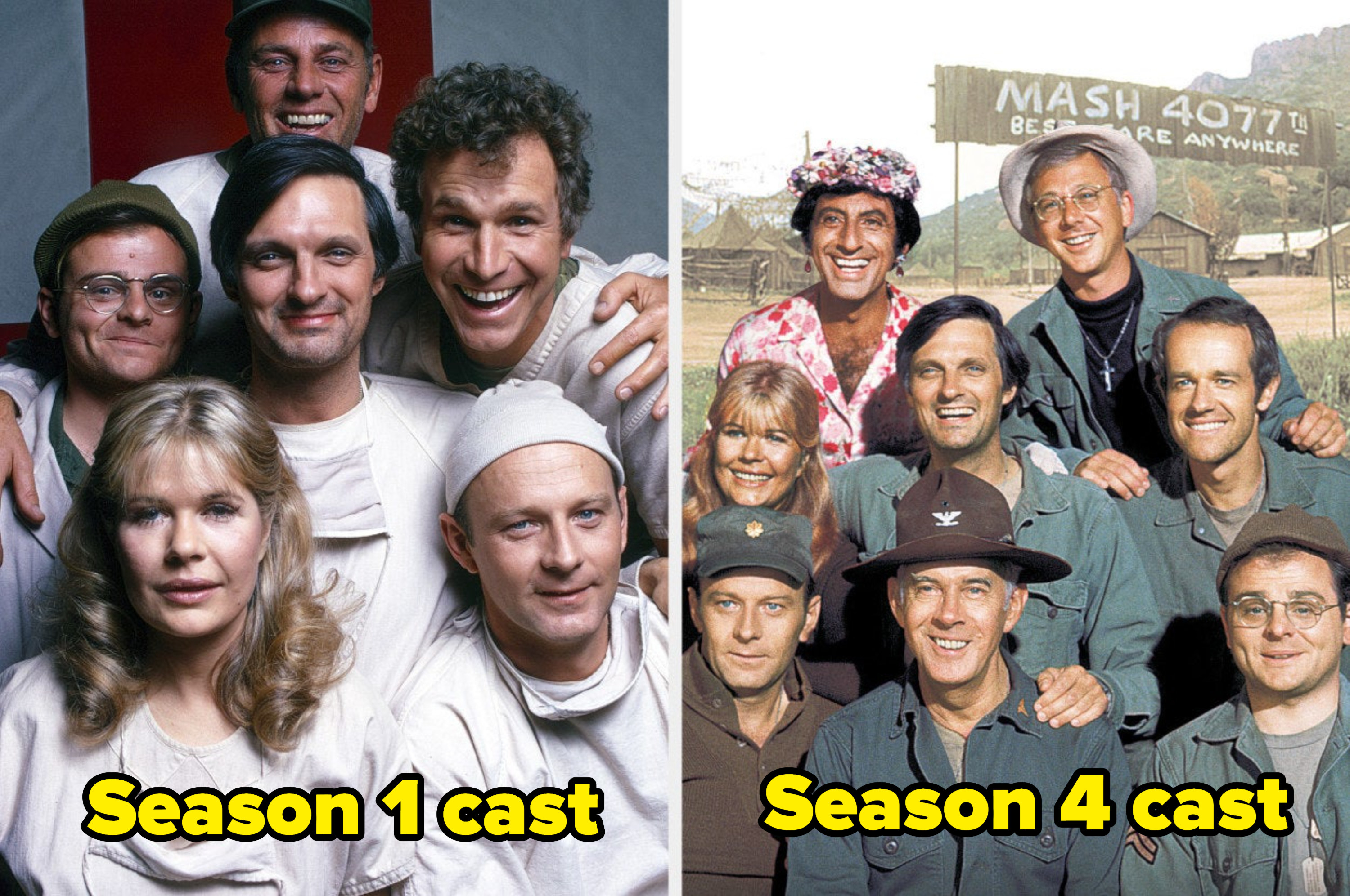 Season 1 cast vs season 4 cast