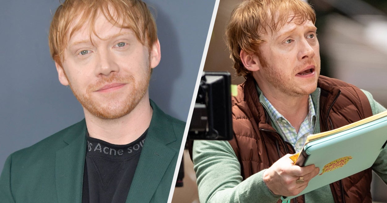 Rupert Grint Marked His Return To Instagram With A Pic Of His 1-Year-Old In A Mini Director's Chair